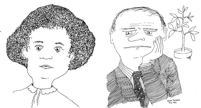 image of two heads
